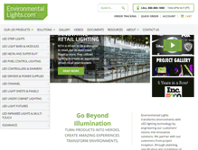 Tablet Screenshot of environmentallights.com